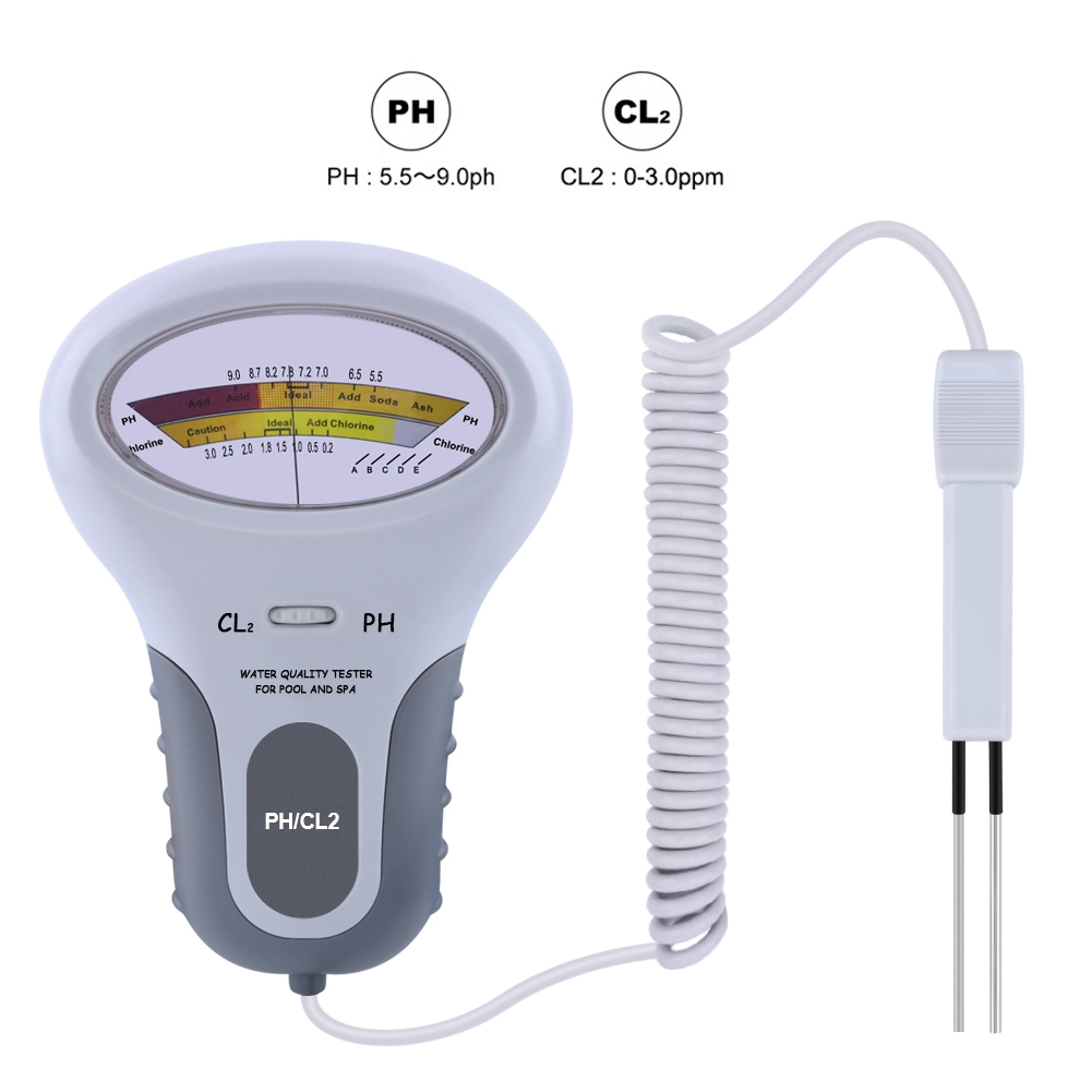 Ph Meter Digital Water Tester - PC102 Portable Water Quality Tester Digital