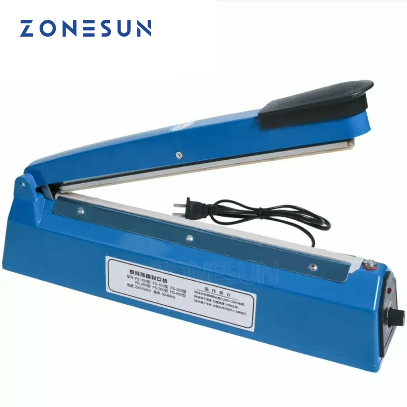 ZONESUN ZS-FS200 Hand Impulse  - Plastic Bag Impulse Heat Sealer ulasan dan harga