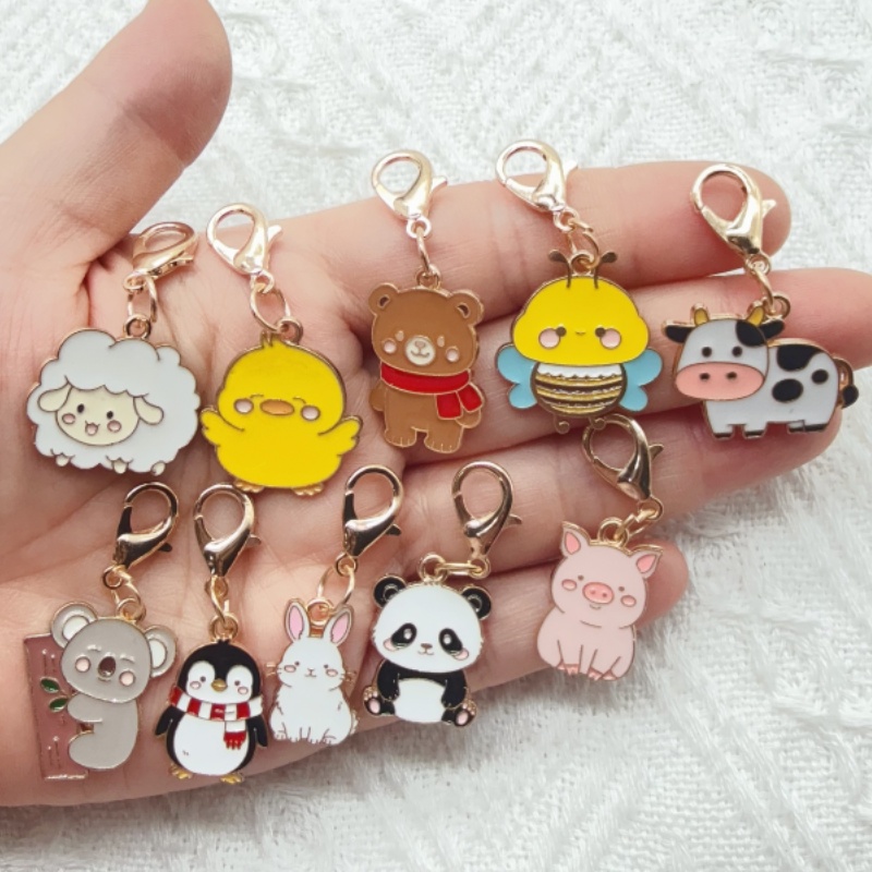 10pcs alloy drip oil cartoon a - Packaging ulasan dan harga