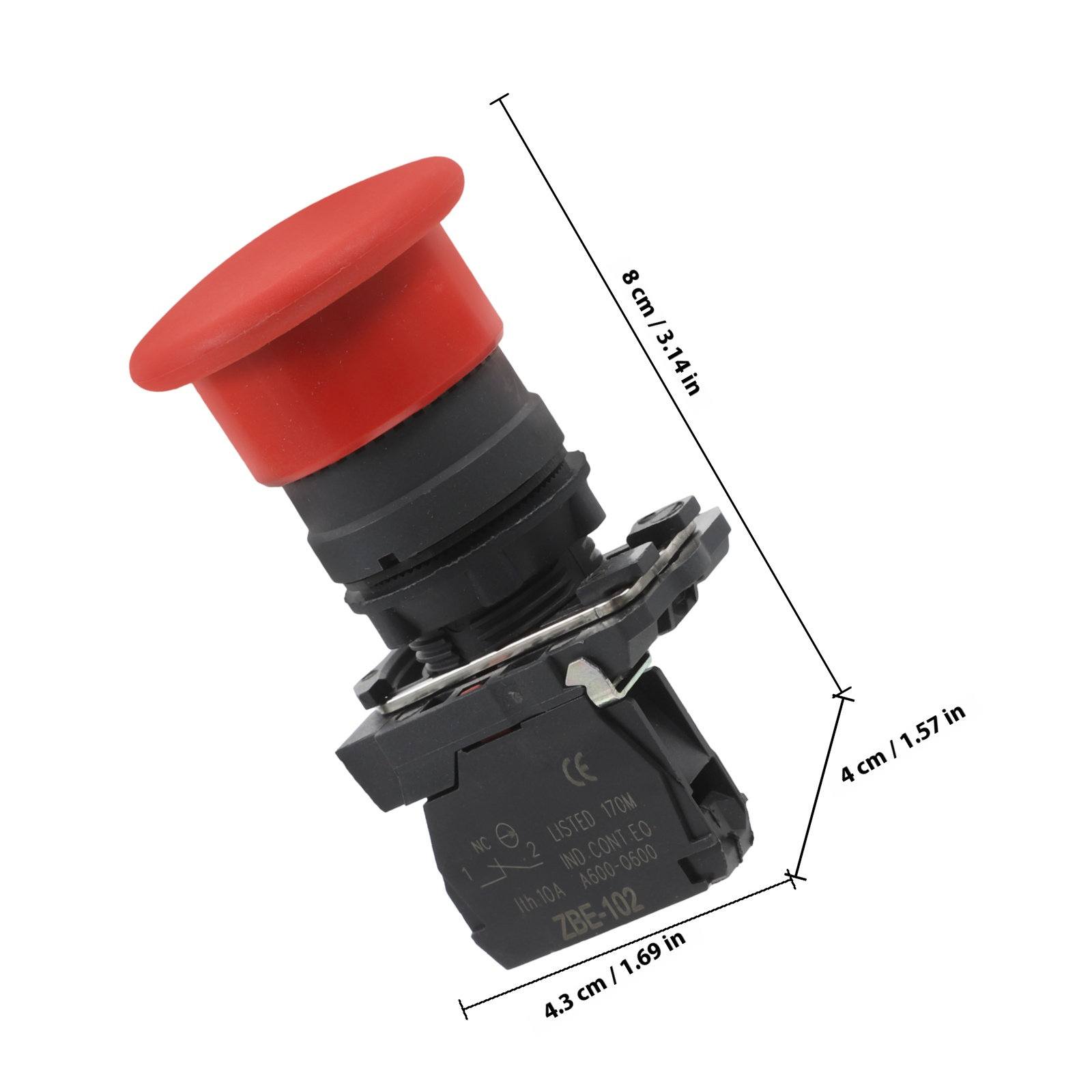 Red Mushroom Stop Button Tool  - Industrial Tools ulasan dan harga