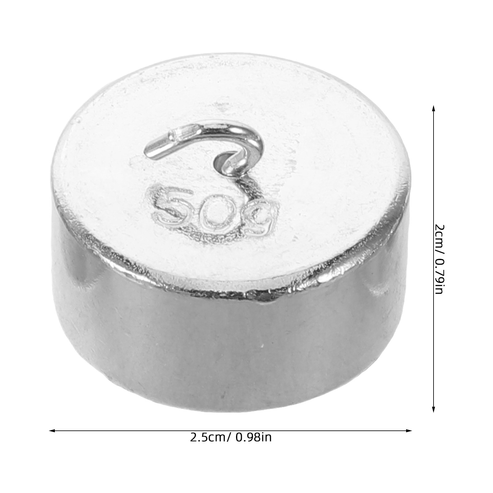 10Pcs Hook Weights Metal Slott - Lab Equipment ulasan dan harga