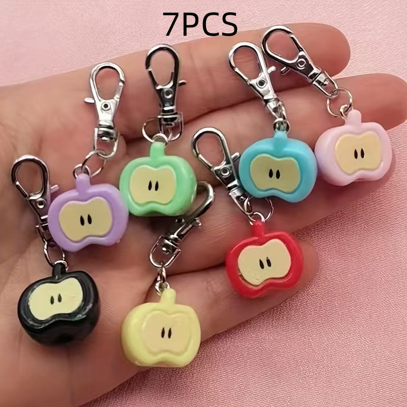 7pcs resin simulated Apple key - Packaging ulasan dan harga