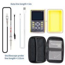 100MHz Bandwidth 500MS Samplin - Fnirsi Digital Oscilloscope Handheld ulasan dan harga