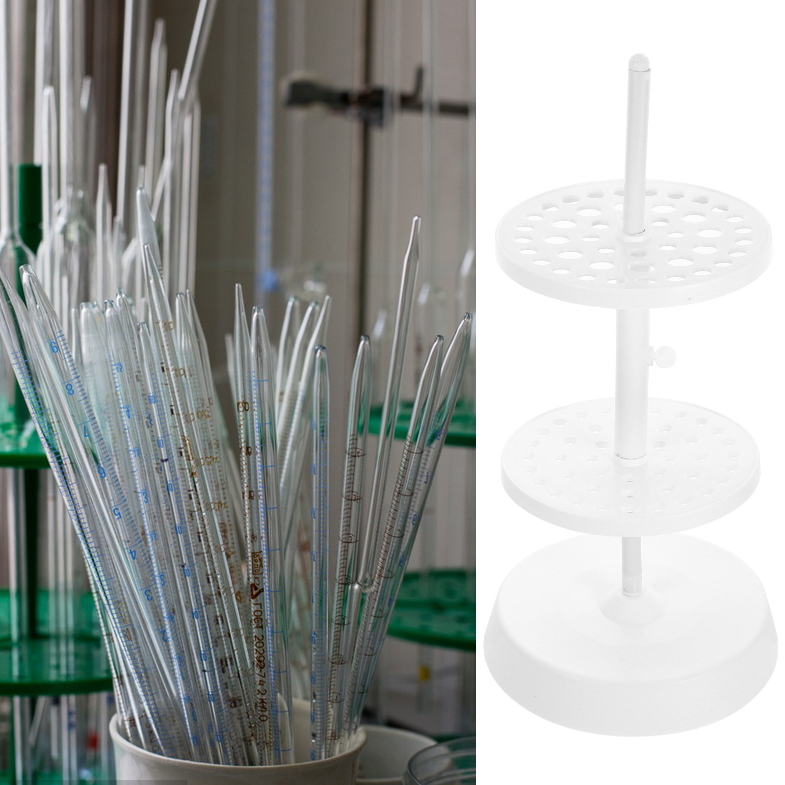 Plastic Round Pipette Stand Ho - Lab Equipment ulasan dan harga
