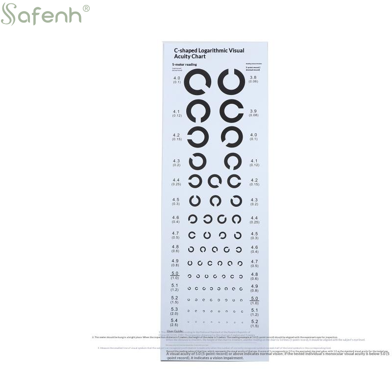 Near Vision Test Cards Vision  - Medical Supplies ulasan dan harga
