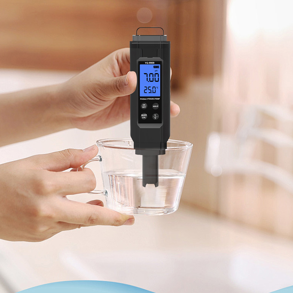 5-in-1 Digital Water Quality T - Ph Meter Digital Water Tester ulasan dan harga