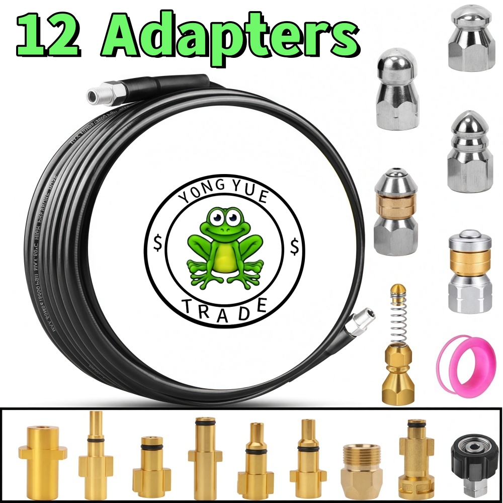 5~50m Pressure Washer Sewer Je - Vacuum Chamber Kit With Pump ulasan dan harga