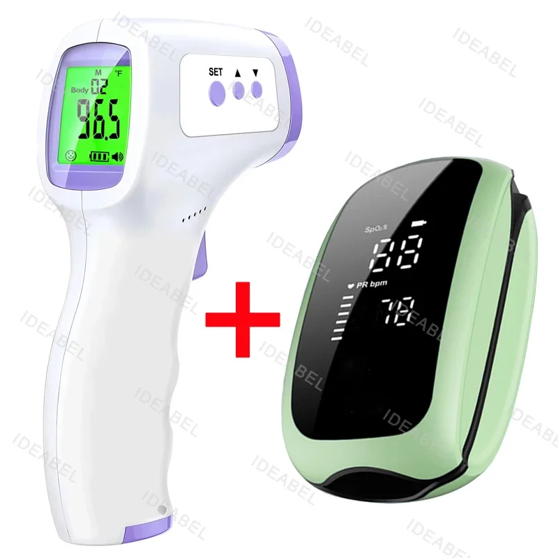Forehead Digital Thermometer N - Pulse Oximeter Fingertip Rechargeable ulasan dan harga