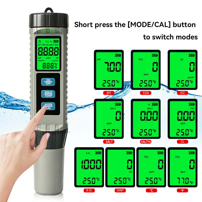 MF-X81 Portable Multi Water Qu - Ph Meter Digital Water Tester ulasan dan harga